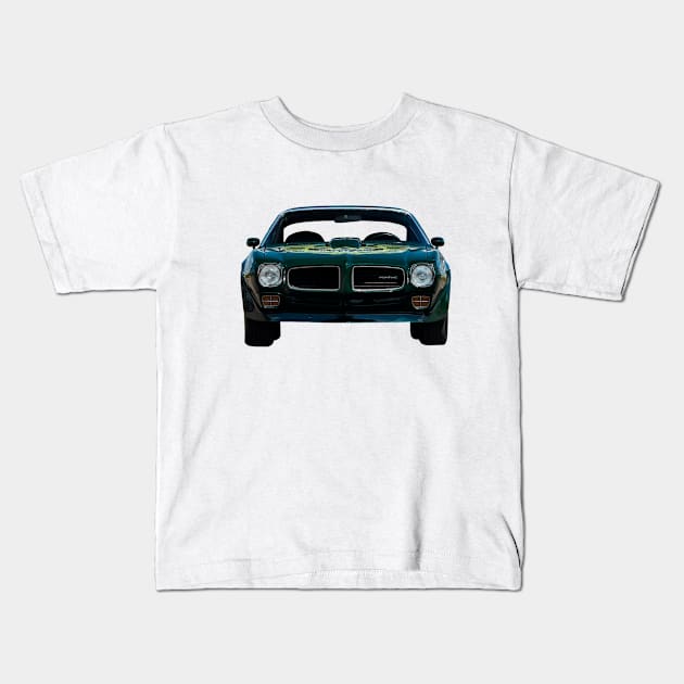 1973 Pontiac Firebird Trans AM Kids T-Shirt by Permages LLC